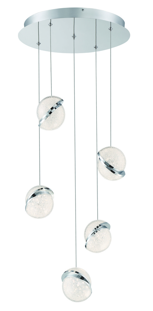 5 Light LED Pendant
